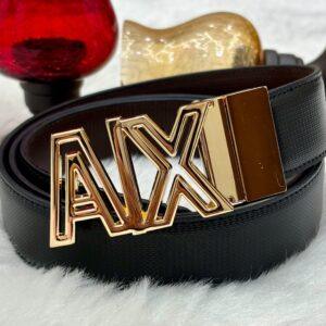 Armani Exchange Golden Belt – A Statement of Opulence!"
