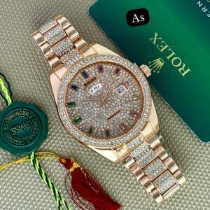 First copy White diamond Full bezel design Available luxury watch