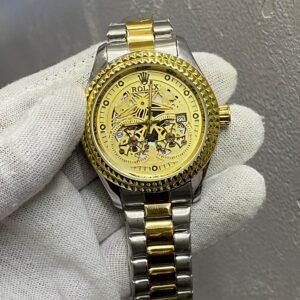 first copy rolex golden watch for men with Cash on delivery