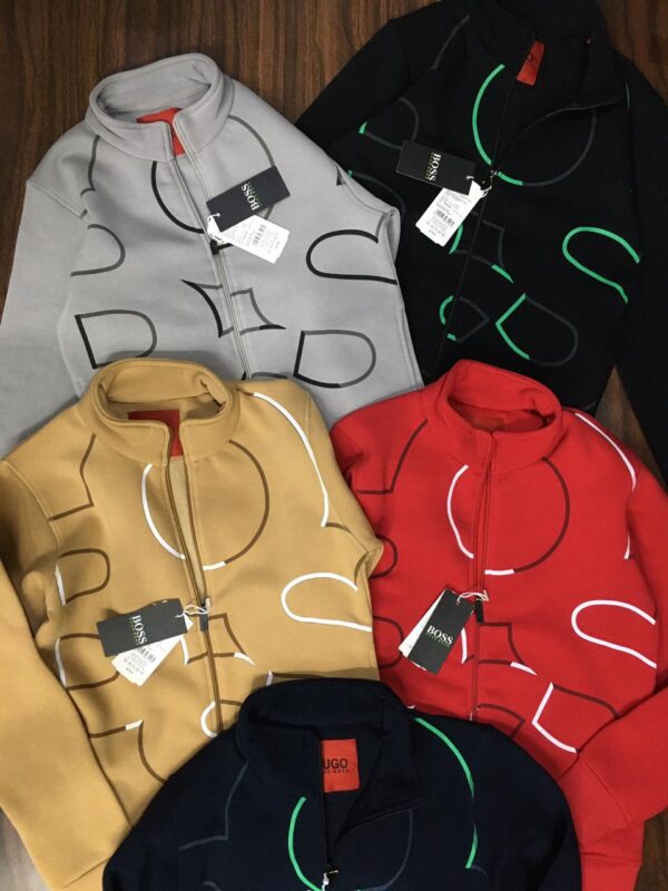 FIRST COPY HUGO BOSS EXCLUSIVE ZIPPER SWEATSHIRTS  FOR MEN - Image 4