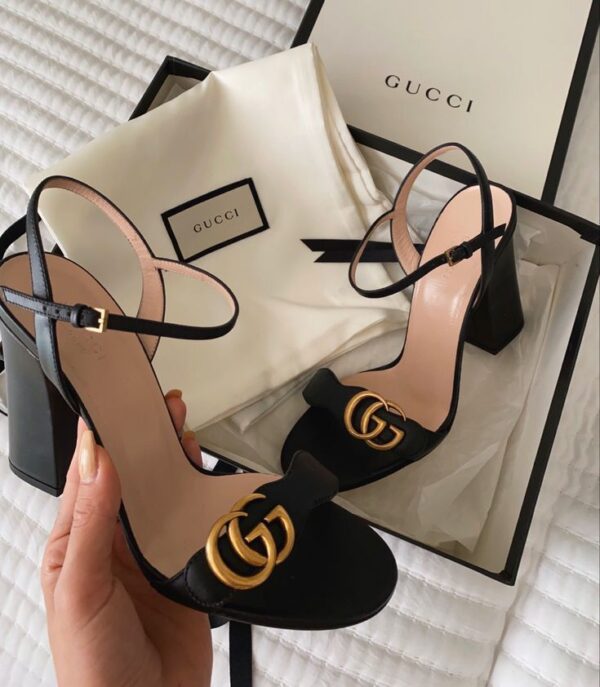 FIRST COPY GUCCI MARMONT BLOCK HEELS