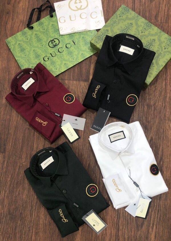 FIRST COPY GUCCI PREMIUM COTTON SHIRTS FOR MEN - Image 6