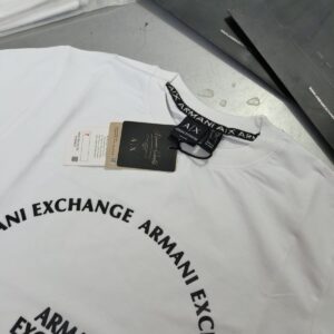 First copy Armani exchange white t shirt for men