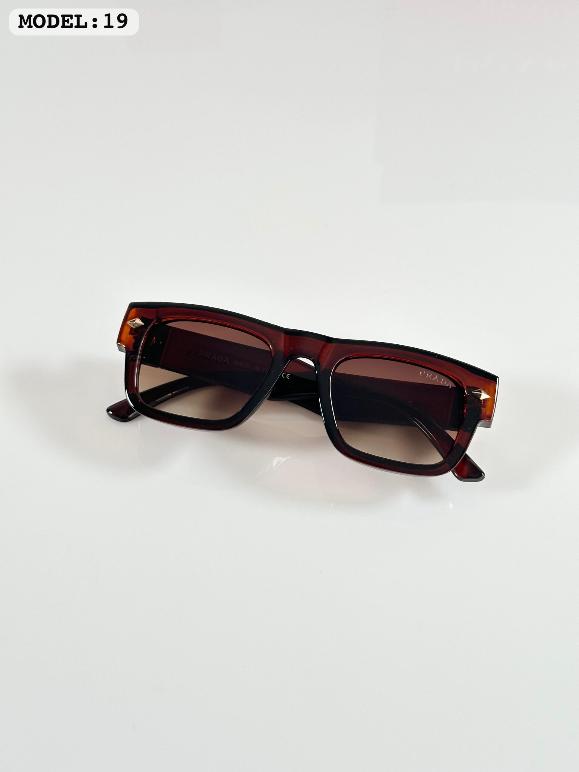 FIRST COPY PRADA 19 BROWN SUNGLASSES