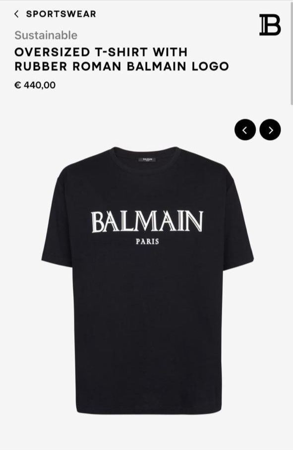 FIRST COPY BALMAIN VERY PREMIUM T-SHIRTS - Image 3