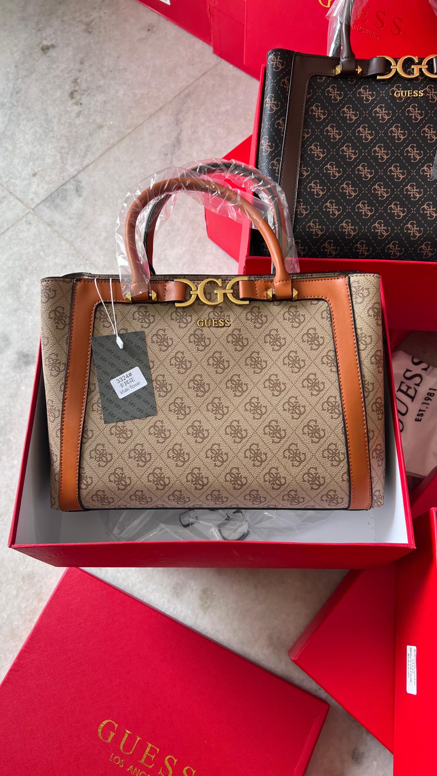 FIRST COPY GUESS AUTHENTIC QUALITY BOOK TOTE BAG - Image 3