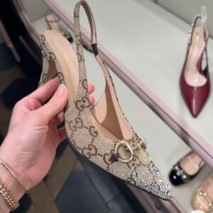 FIRST COPY Gucci Sparkle Heels In Stock