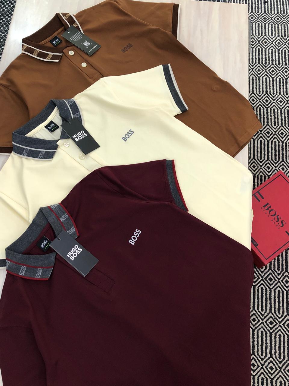 FIRST COPY HUGO BOSS PREMIUM LYCRA POLOS - Image 9