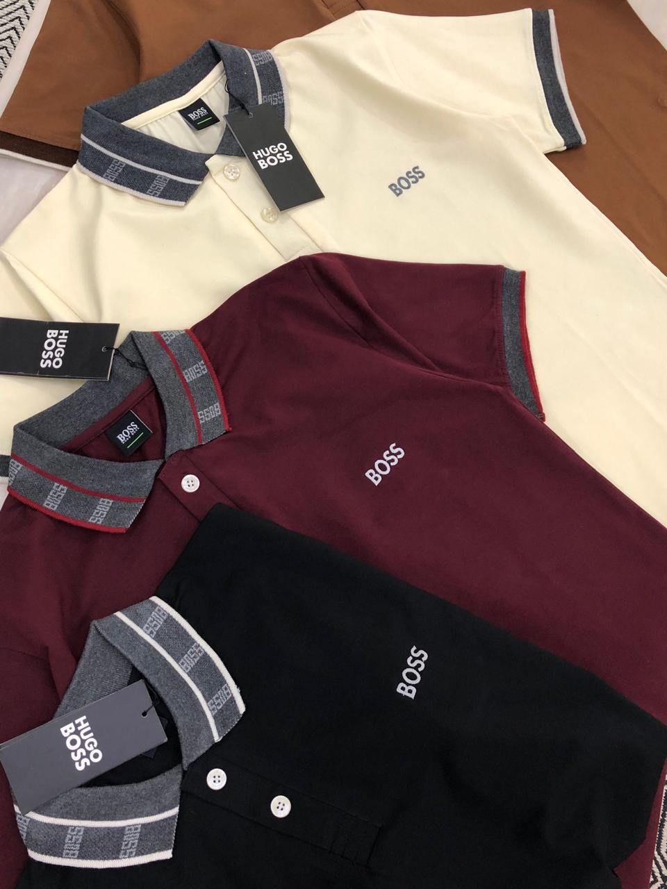 FIRST COPY HUGO BOSS PREMIUM LYCRA POLOS - Image 11