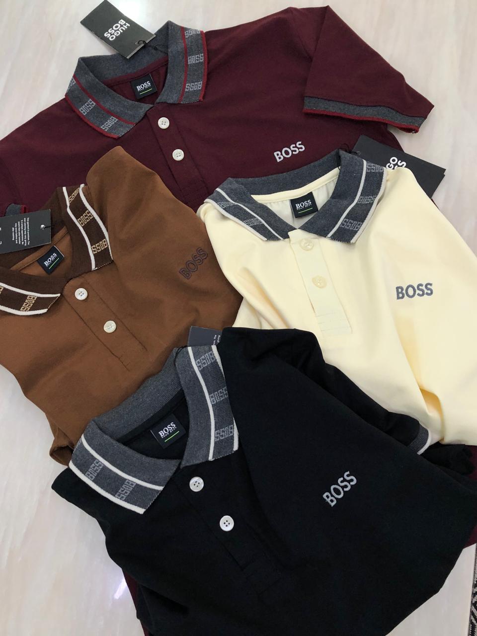 FIRST COPY HUGO BOSS PREMIUM LYCRA POLOS - Image 12