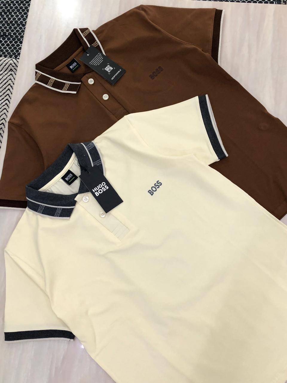 FIRST COPY HUGO BOSS PREMIUM LYCRA POLOS - Image 13