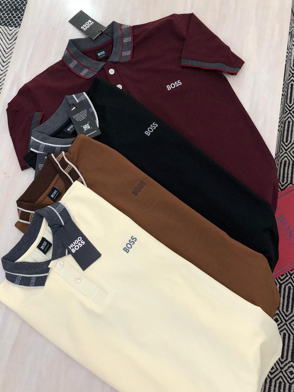 FIRST COPY HUGO BOSS PREMIUM LYCRA POLOS - Image 5