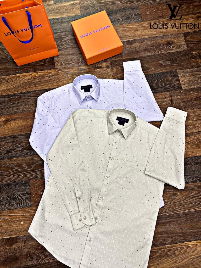 FIRST COPY LOUIS VUITTON PREMIUM COTTON FABRIC SHIRTS