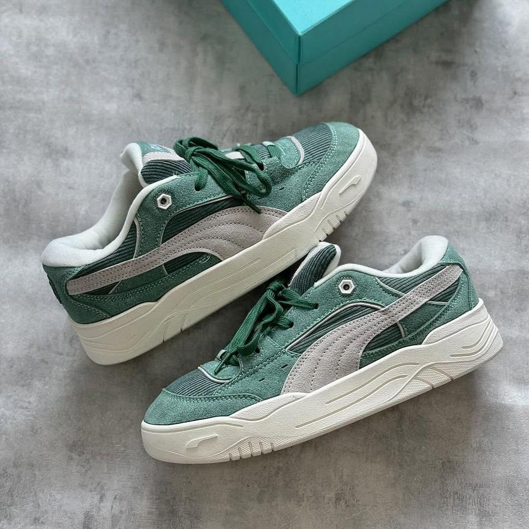 FIRST COPY PUMA SUEDE 180 GREY GREEN - Image 2