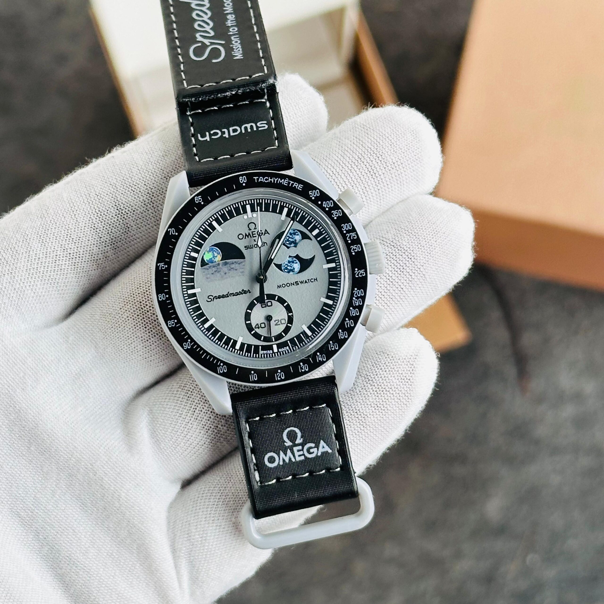 FIRST COPY OMEGA X SWATCH BIOCERAMIC MOONSWATCH – “MISSION TO MOON - Image 2
