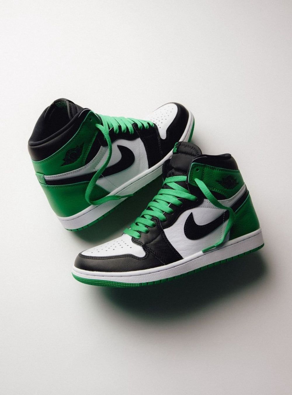 FIRST COPY NIKE AIR JORDAN 1 RETRO HIGH LUCKY GREEN SEMI UA - Image 6