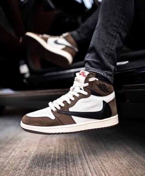 FIRST COPY NIKE AIR JORDAN 1 X TRAVIS BROWN HIGH SEMI UA - Image 3