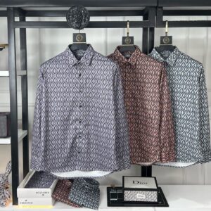 FIRST COPY DIOR IMPORTED STRETCH FABRIC FULL SLEEVES SHIRTS