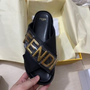 FIRST COPY FENDI CROSS SLIPONS