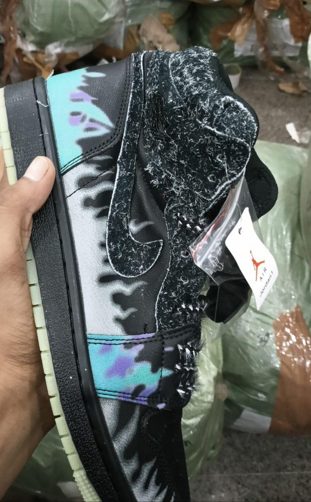 FIRST COPY AIR JORDANS 1 MID HALLOWEEN BLACK CAT - Image 4