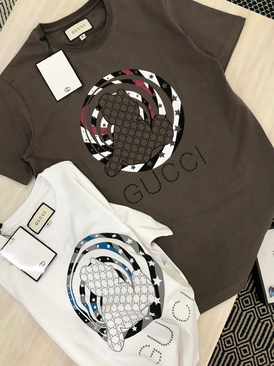 FIRST COPY GUCCI EXCLUSIVE COTTON LYCRA ROUND NECK - Image 8