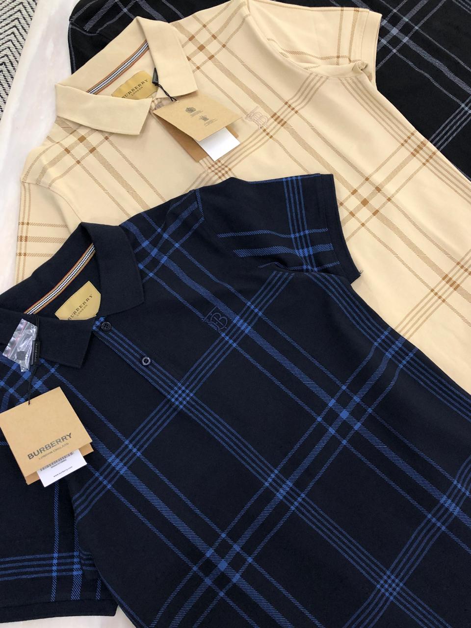 FIRST COPY BURBERRY VERY PREMIUM COTTON LYCRA POLOS - Image 6