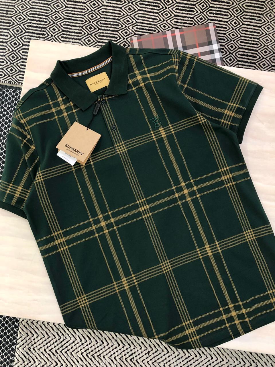 FIRST COPY BURBERRY VERY PREMIUM COTTON LYCRA POLOS - Image 12