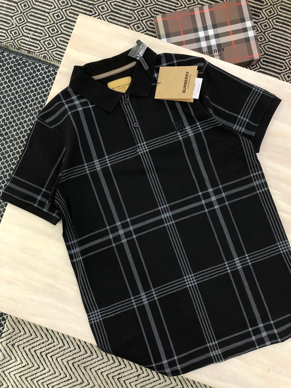 FIRST COPY BURBERRY VERY PREMIUM COTTON LYCRA POLOS - Image 11
