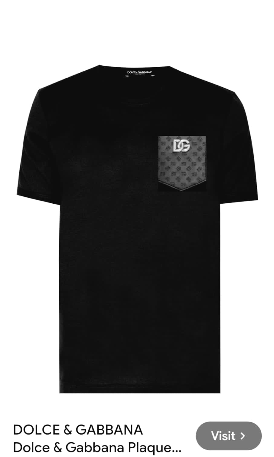 FIRST COPY DOLCE & GABBANA VERY PREMIUM CREW NECK TSHIRTS - Image 2