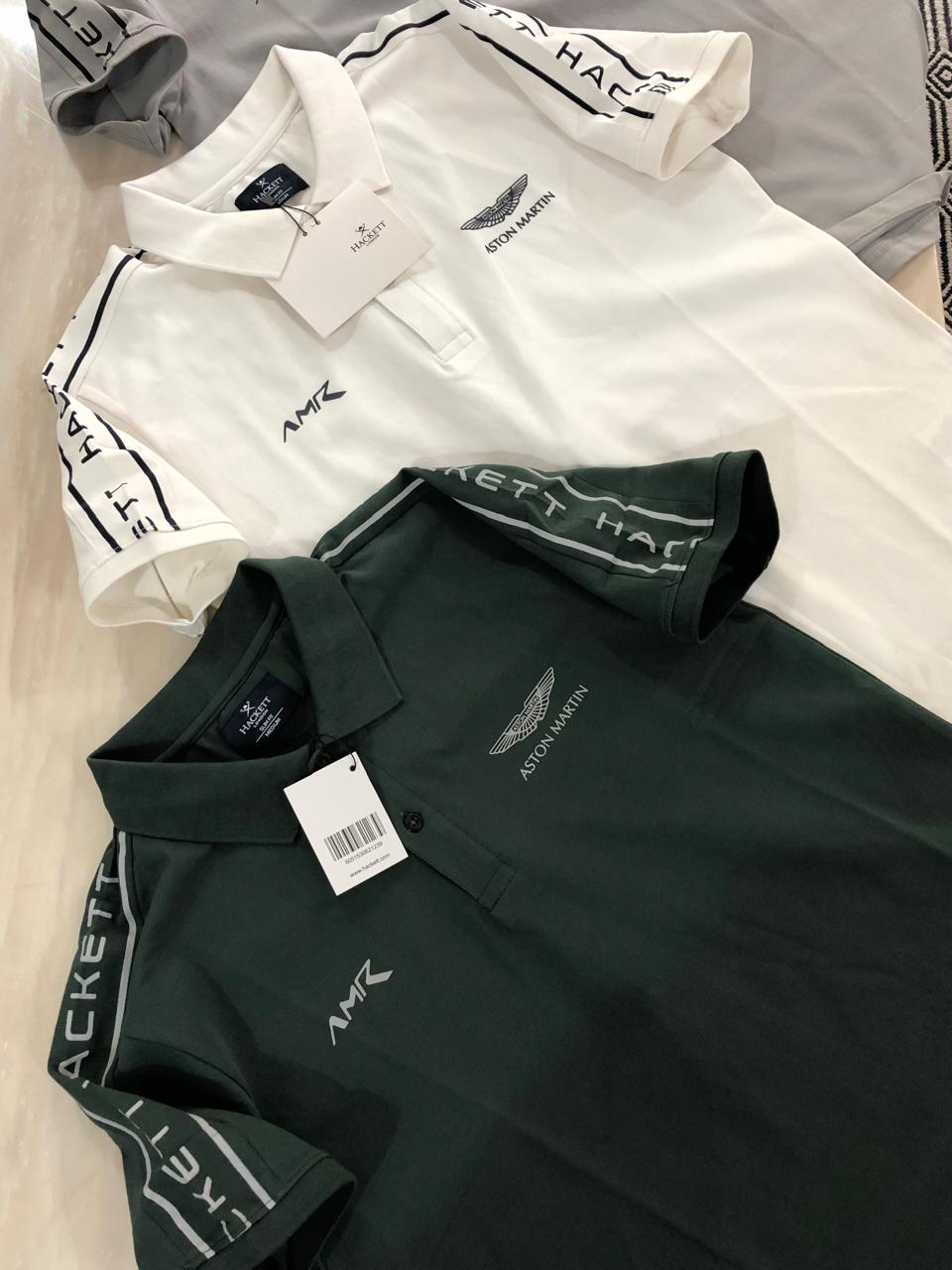 FIRST COPY HACKETT EXCLUSIVE COTTON LYCRA COLLAR T-SHIRT - Image 11