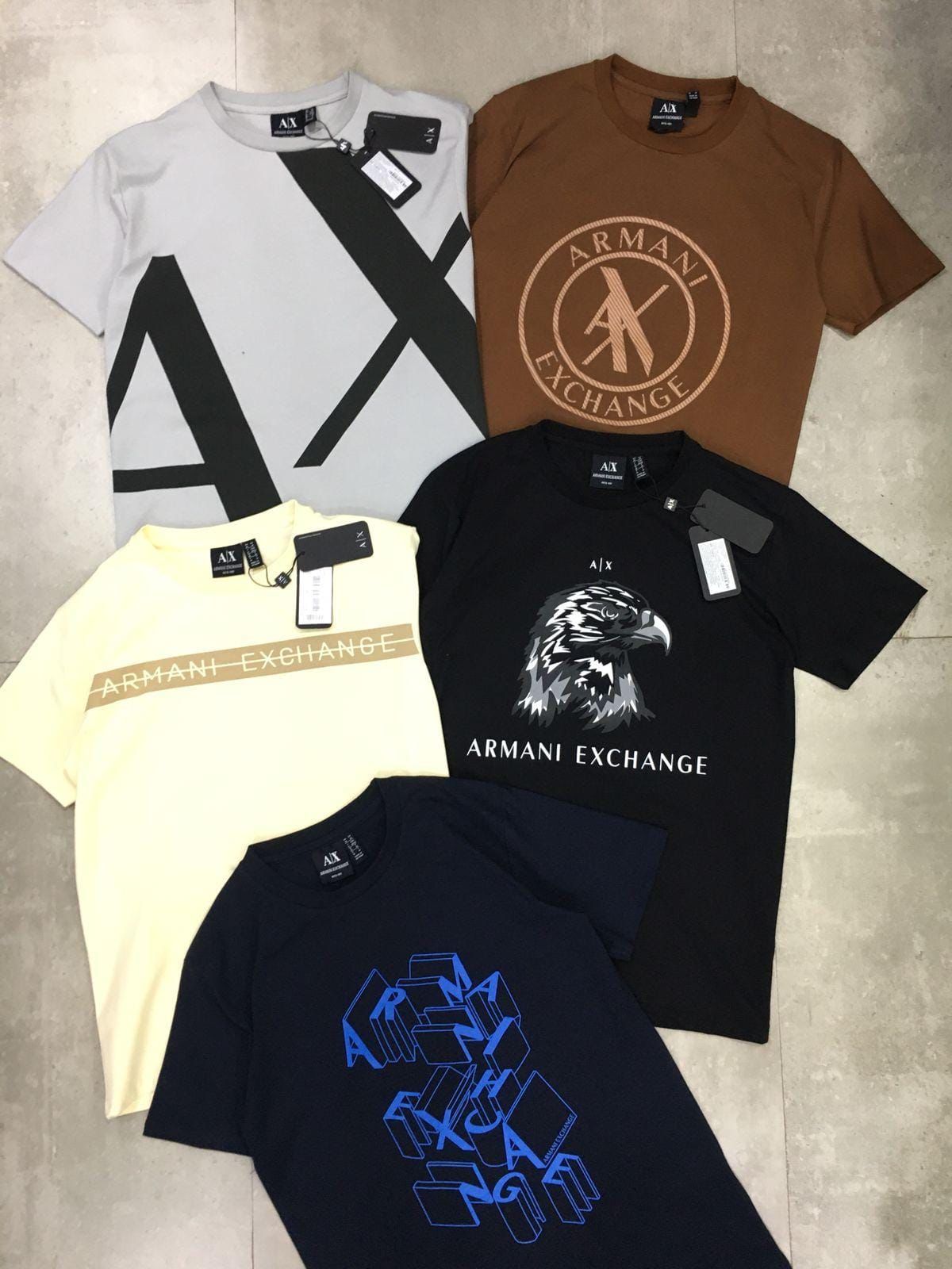FIRST COPY ARMANI VERY PREMIUM COTTON LYCRA ROUND NECKS Premium tshirts