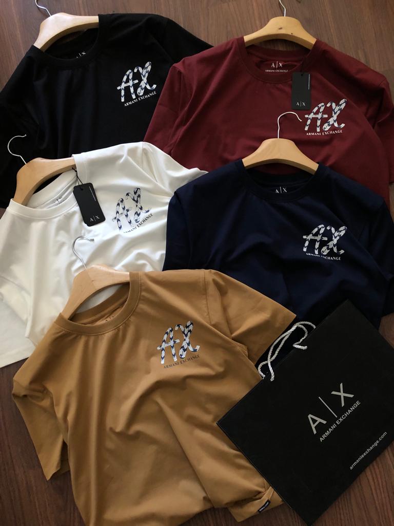 FIRST COPY ARMANI EXCLUSIVE COTTON LYCRA CREW NECKS - Image 6