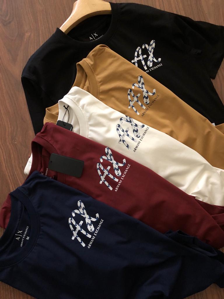 FIRST COPY ARMANI EXCLUSIVE COTTON LYCRA CREW NECKS - Image 10