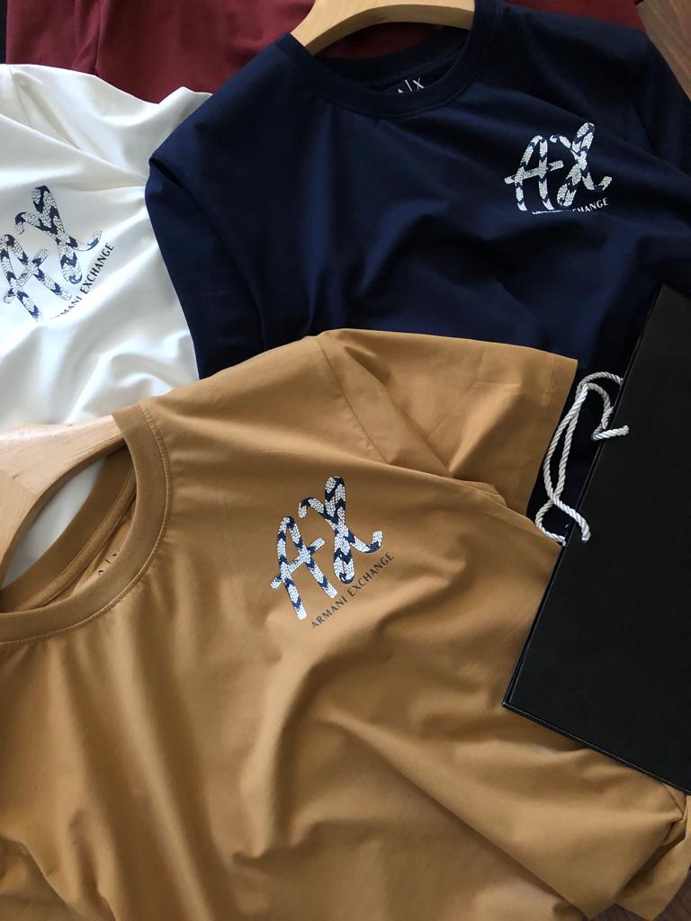 FIRST COPY ARMANI EXCLUSIVE COTTON LYCRA CREW NECKS - Image 15