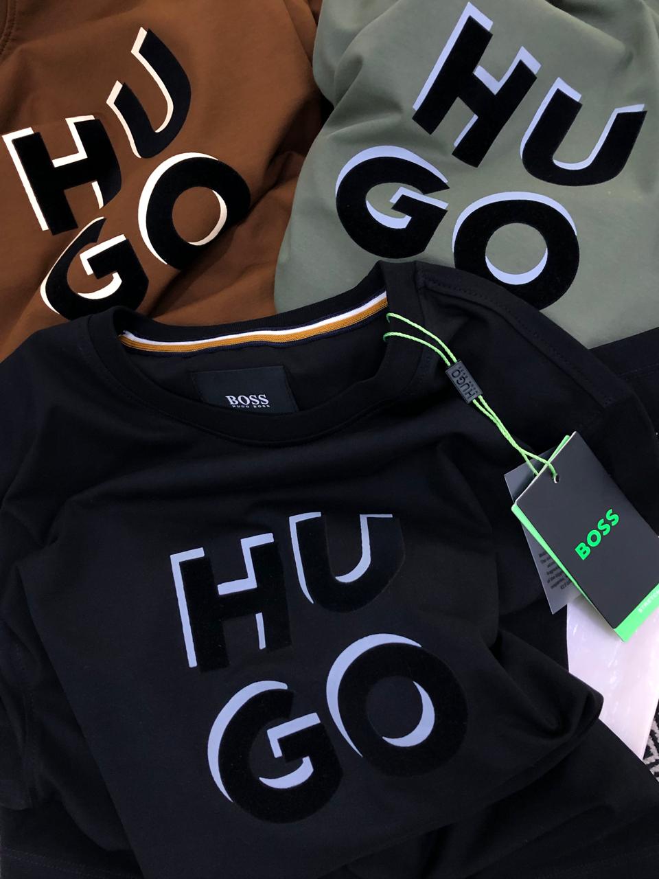 FIRST COPY HUGO BOSS EXCLUSIVE COTTON LYCRA ROUND NECK - Image 3