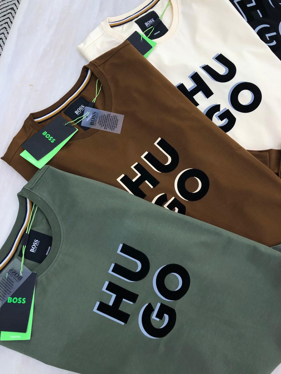 FIRST COPY HUGO BOSS EXCLUSIVE COTTON LYCRA ROUND NECK - Image 9