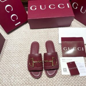 FIRST COPY GUCCI HORSE SHOE SLIDES