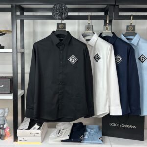 FIRST COPY DOLCE & GABBANA IMPORTED SATIN LYCRA FABRIC FULL SLEEVE  SHIRT