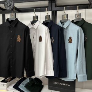 FIRST COPY DOLCE & GABBANA  IMPORTED  LYCRA FABRIC FULL SLEEVE SHIRT