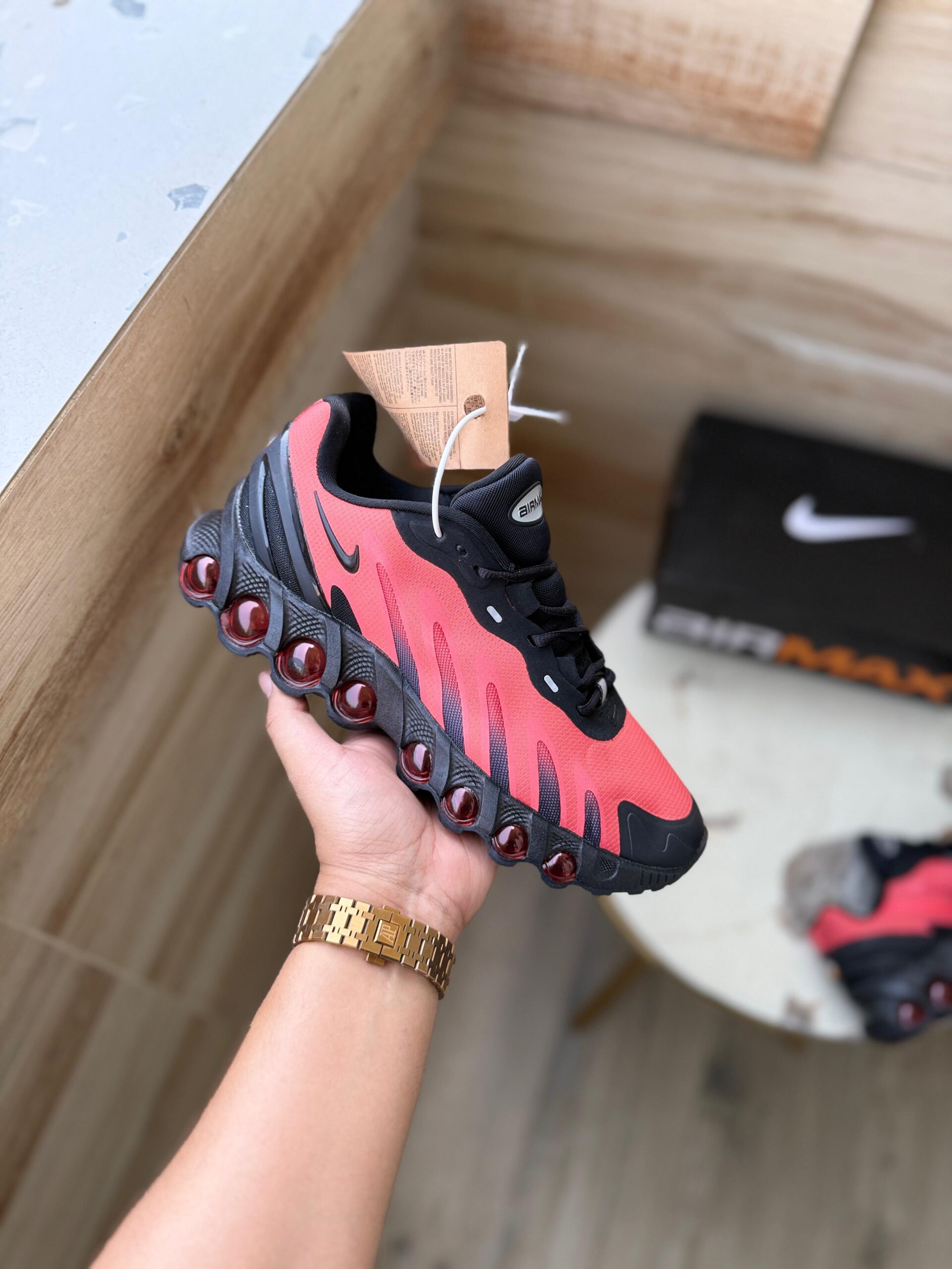FIRST COPY NIKE AIRMAX DN8 BLACK RED CRIMSON - Image 3