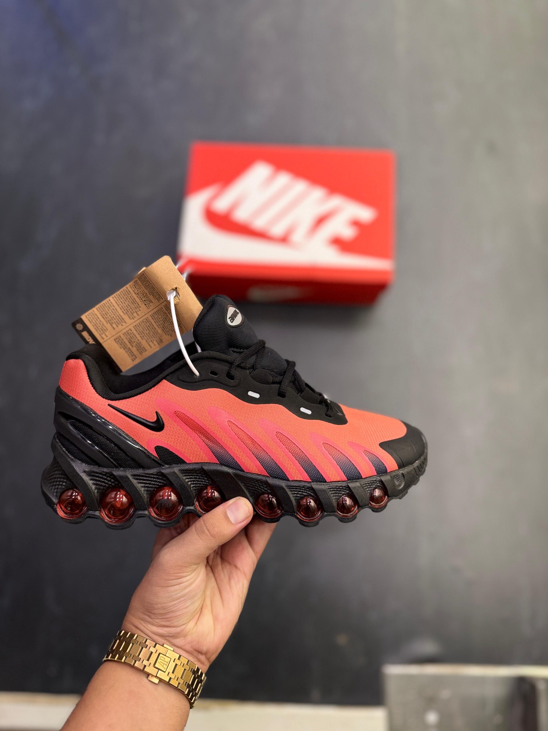 FIRST COPY NIKE AIRMAX DN8 BLACK RED CRIMSON - Image 6