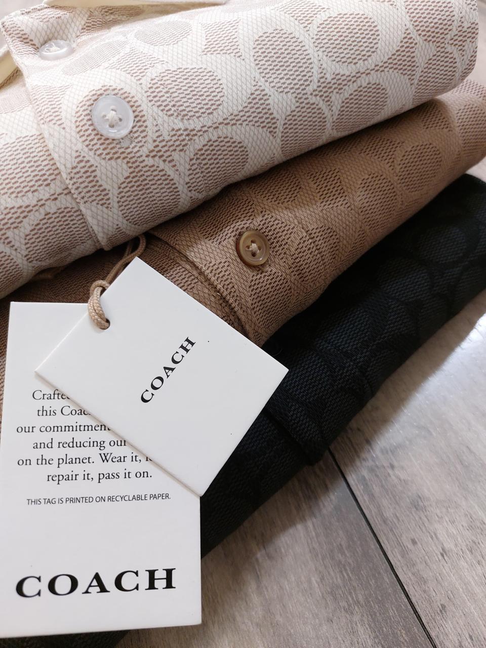 FIRST COPY COACH IMPORTED QUALITY EXCLUSIVE POLO TEES - Image 5