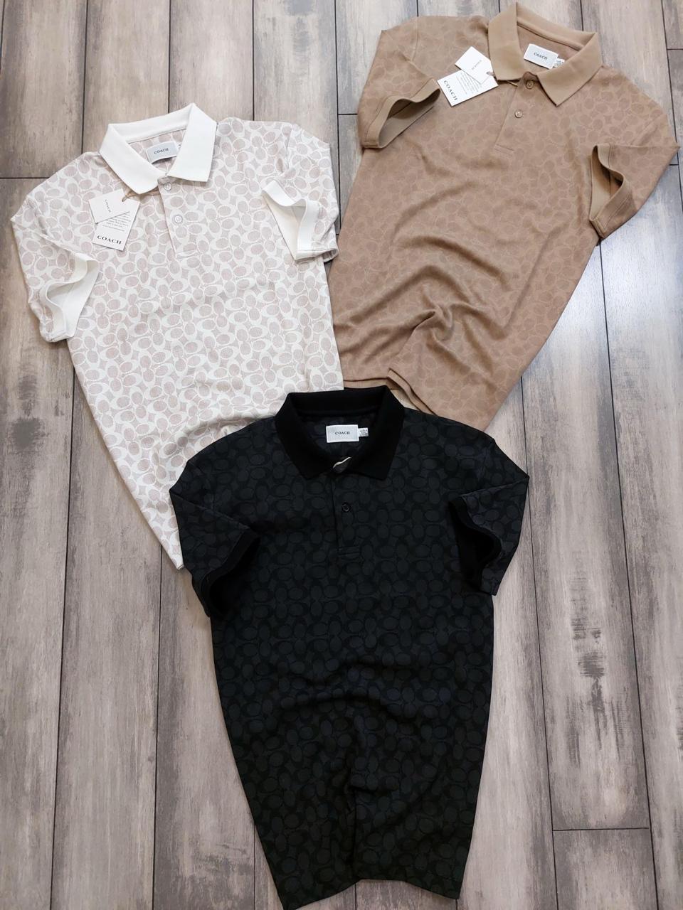 FIRST COPY COACH IMPORTED QUALITY EXCLUSIVE POLO TEES