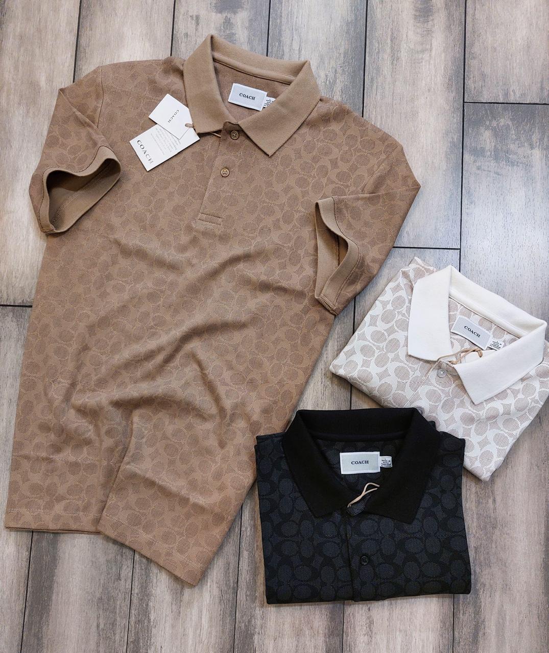 FIRST COPY COACH IMPORTED QUALITY EXCLUSIVE POLO TEES - Image 6