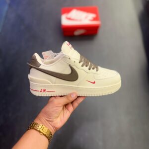 FIRST COPY NIKE AIRFORCE AMBUSH BROWN SWOOSH