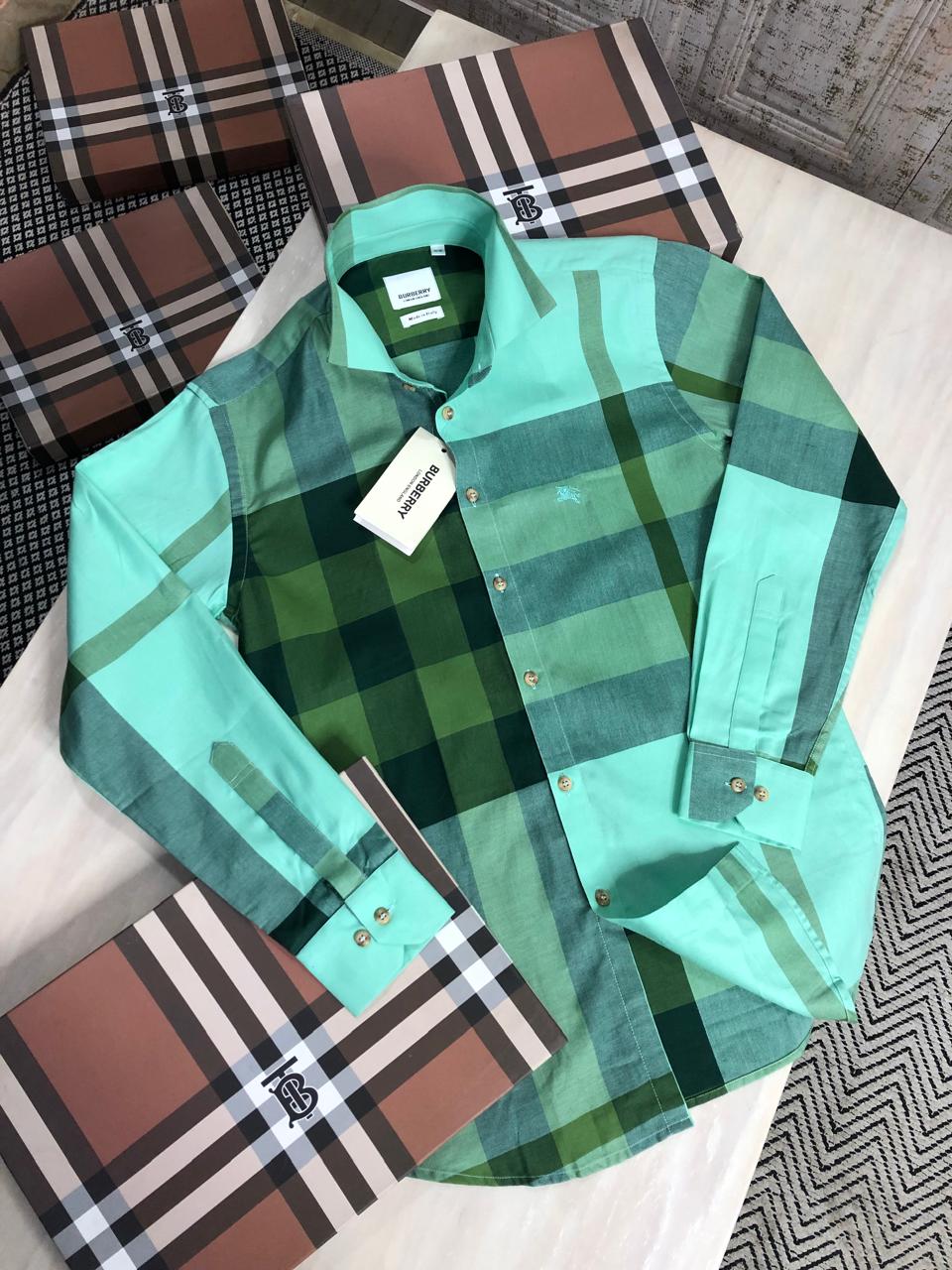 FIRST COPY BURBERRY IMPORTED FABRIC SHIRTS - Image 3