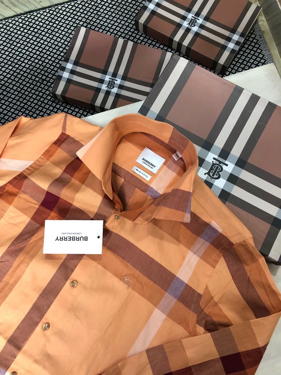 FIRST COPY BURBERRY IMPORTED FABRIC SHIRTS - Image 4