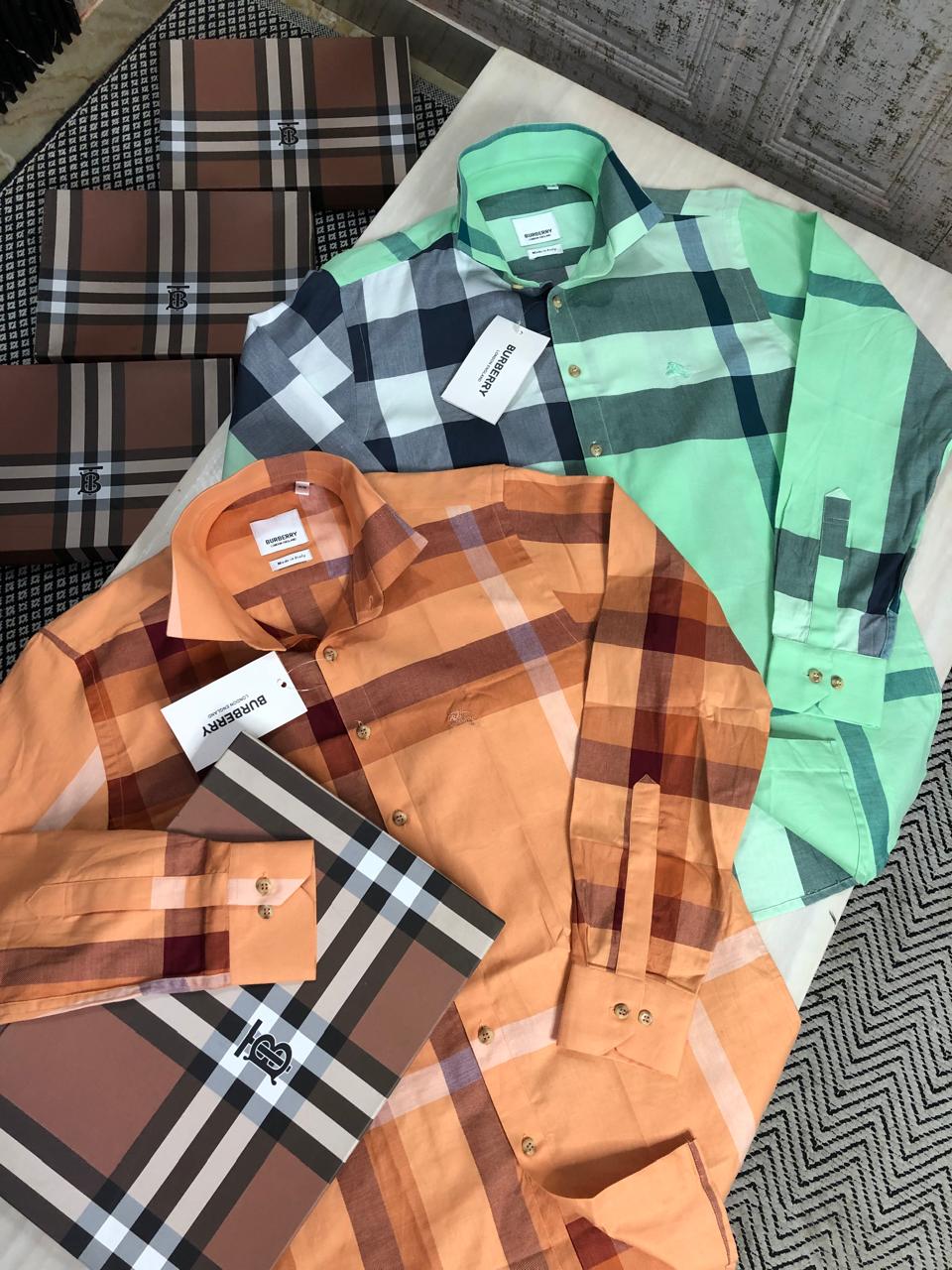 FIRST COPY BURBERRY IMPORTED FABRIC SHIRTS - Image 7