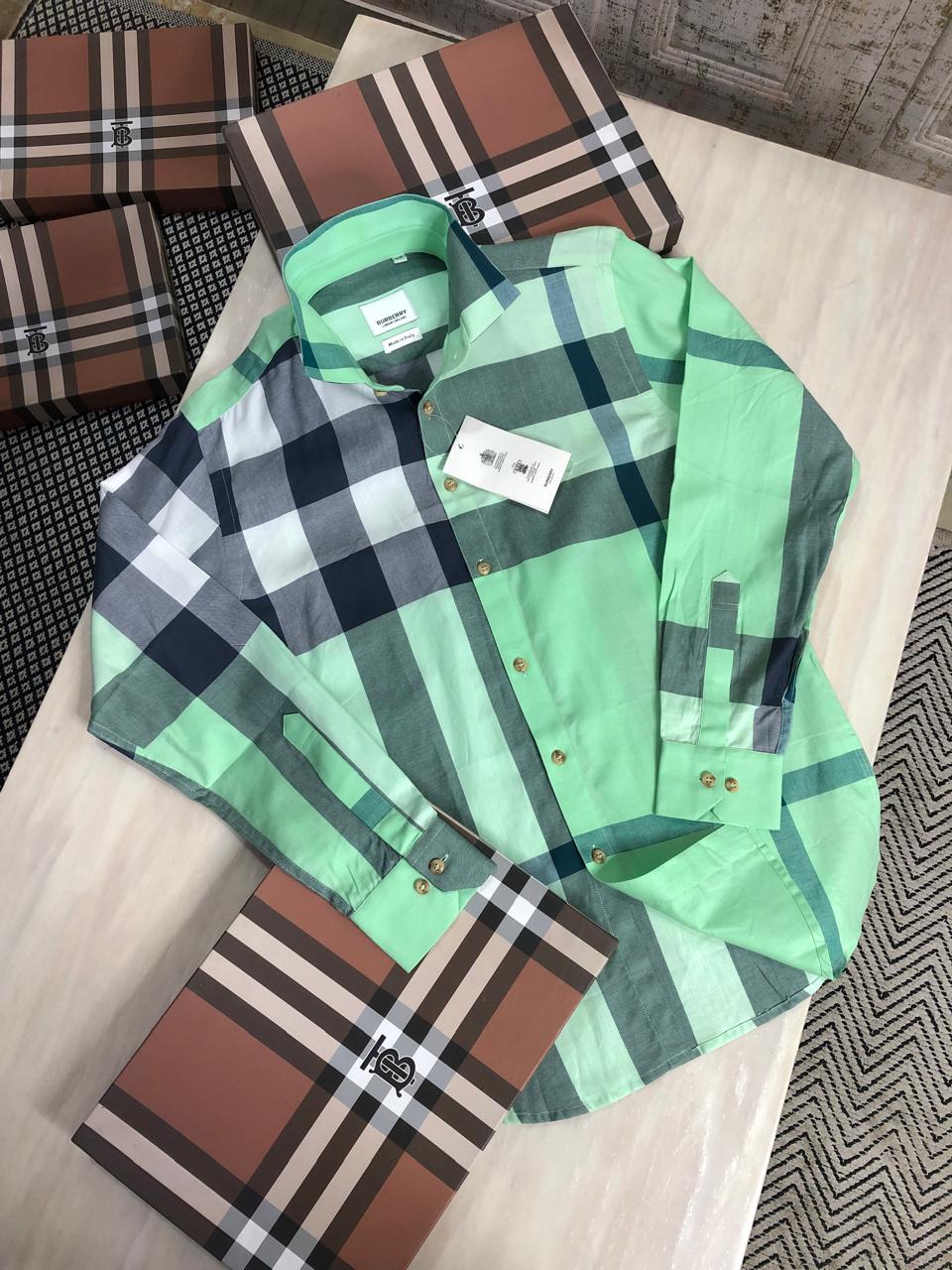 FIRST COPY BURBERRY IMPORTED FABRIC SHIRTS - Image 5