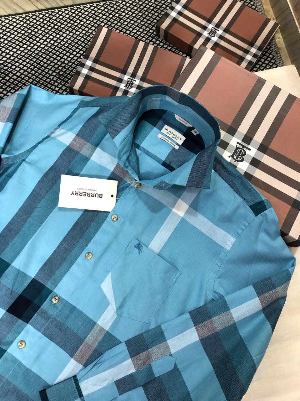 FIRST COPY BURBERRY IMPORTED FABRIC SHIRTS - Image 9